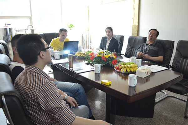 山東黃河集團(tuán)就公司供水技術(shù)前來考察參觀